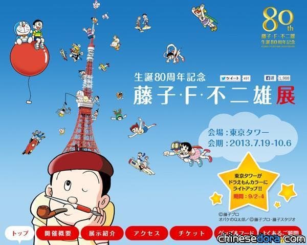 [日本] 「誕生80週年紀念 藤子.F.不二雄展」 7月移師廣島