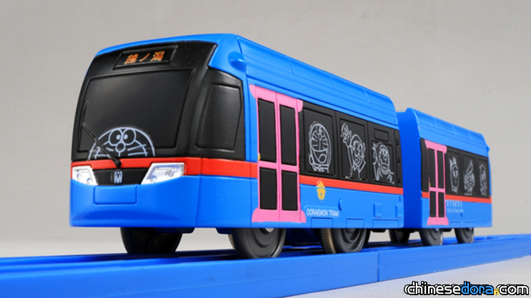 [日本] 扭蛋版「Plarail」讓高岡市的「哆啦A夢電車」化身鐵道模型，2019年2月上市！
