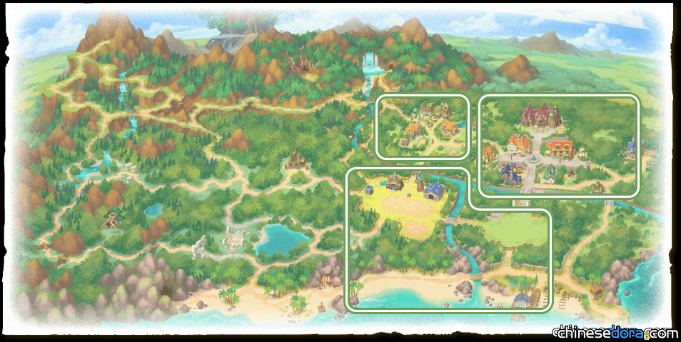 [遊戲] 《哆啦A夢：牧場物語》遊戲地圖公開！廣袤的萬物鎮等你來探險
