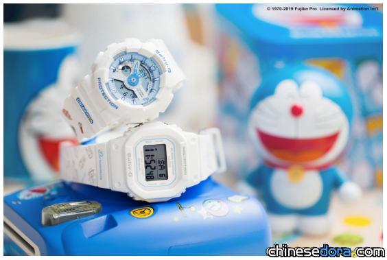 [大陸] 慶BABY-G錶款25週年 哆啦A夢「記憶探索」系列手錶即將開賣