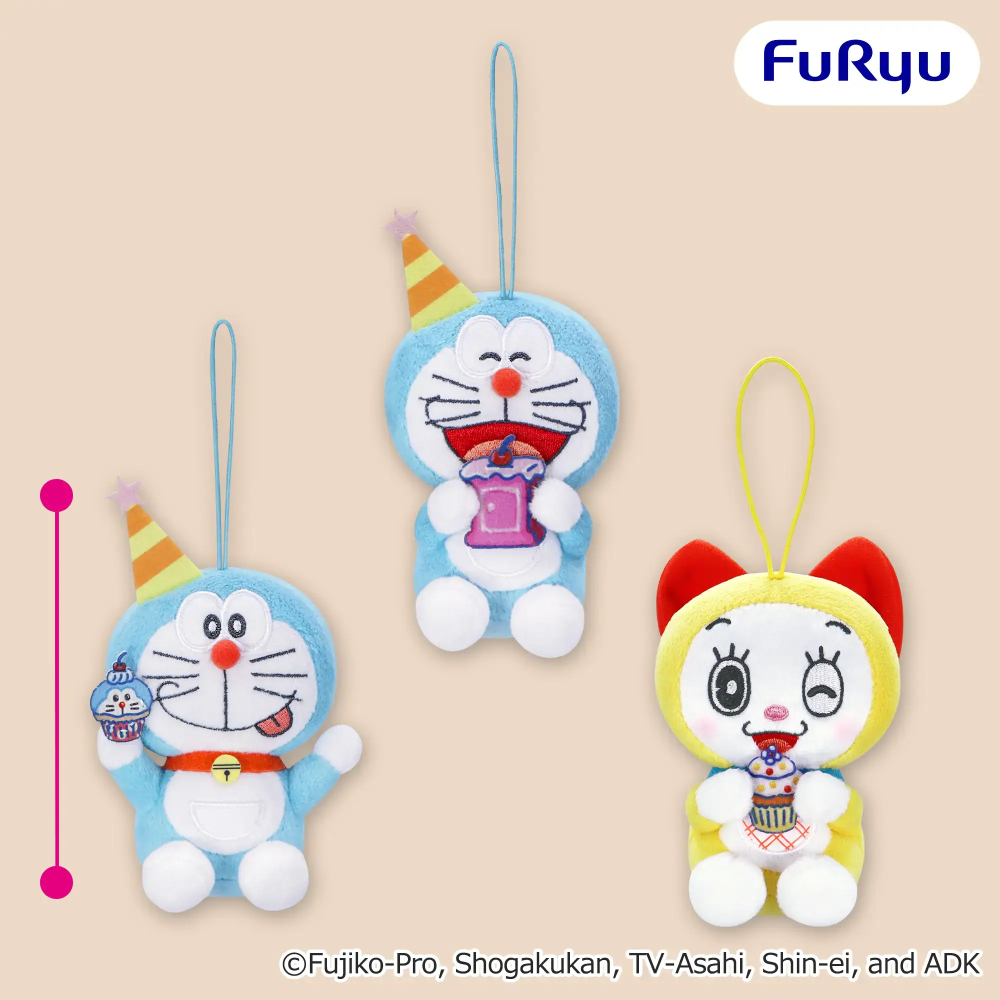 [日本] 哆啦A夢與哆啦美戴上生日帽超可愛！FuRyu 全新生日主題景品陸續登場