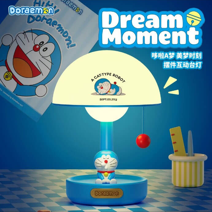 [中國] ROCK推出哆啦A夢 Dream Moment 互動檯燈　語音控制、30分鐘定時關燈一次擁有
